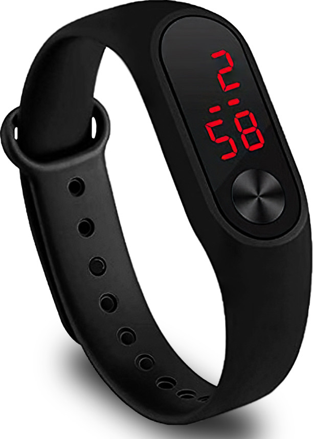 black led watch