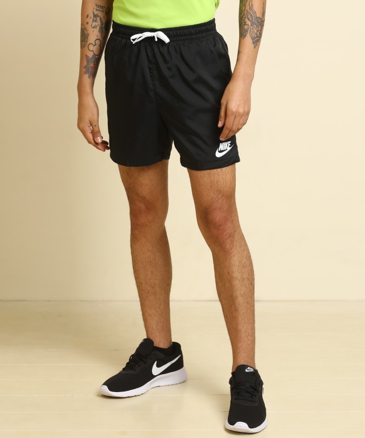 nike black sports shorts