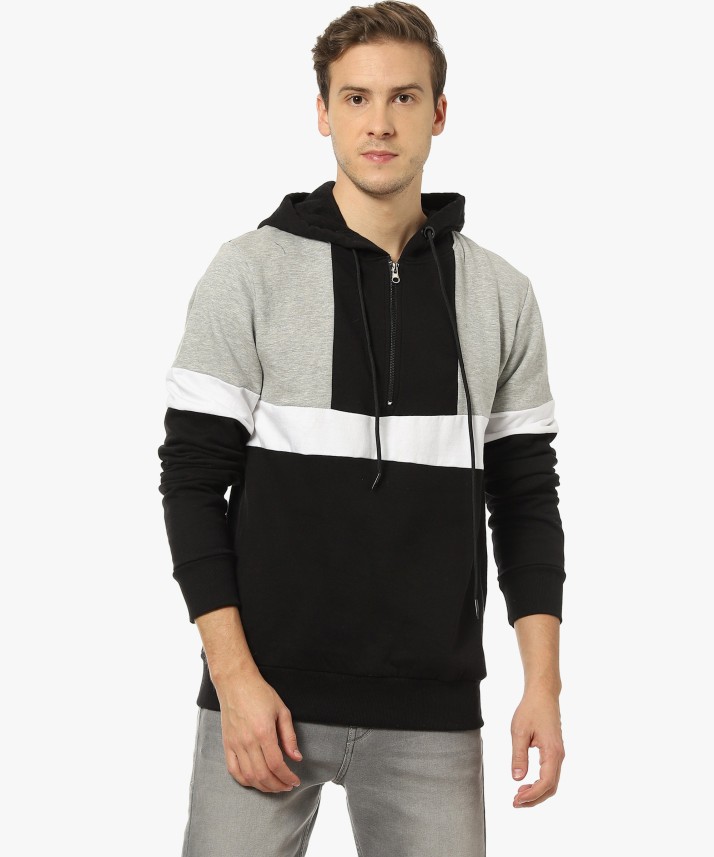 campus sutra full sleeve solid men's sweatshirt