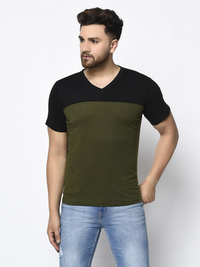 V neck t shirt flipkart Clearance
