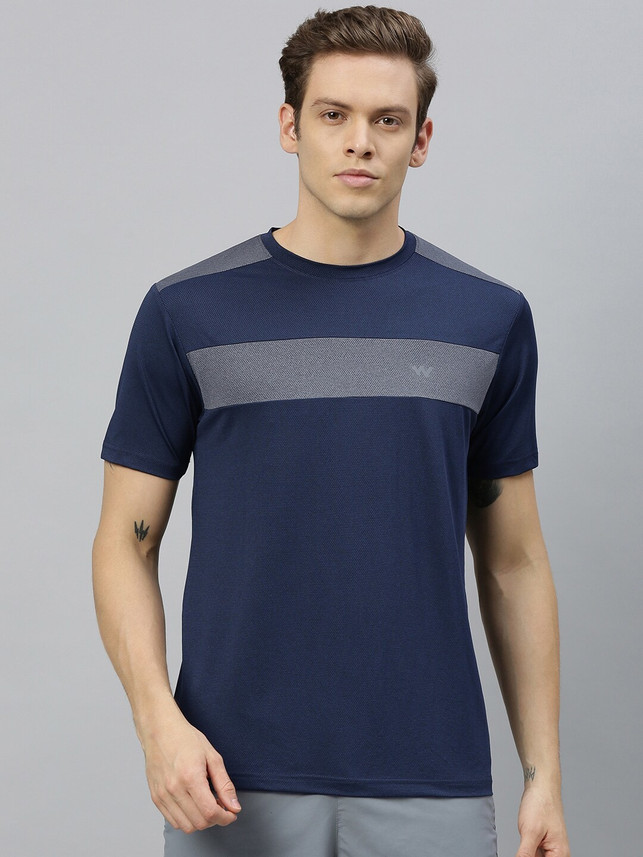 Wildcraft Color Block Men Round Neck 