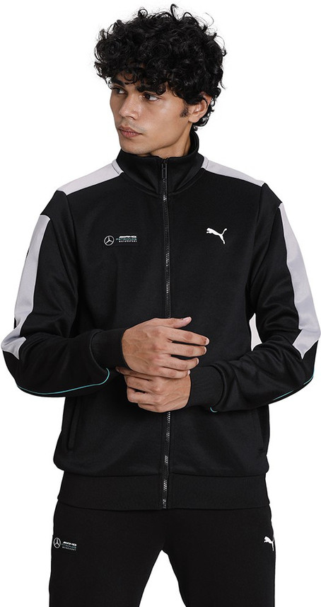 puma full sleeve colorblock men jacket