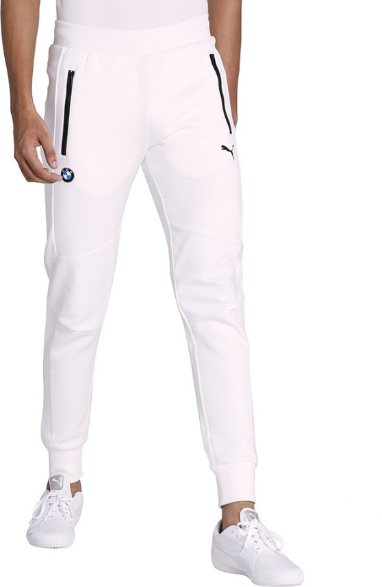 puma bmw white track pants