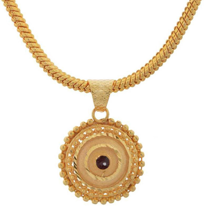 Pink City 22K Gold Plated Pendant Chain 