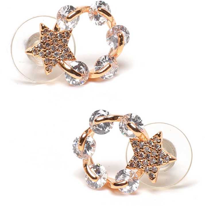 Flipkart.com - Buy SMYKKER Smykker Artificial Crystal Designer Jewellery Earrings For Girls Women Crystal Brass Clip-on Earring Online at Best Prices in India