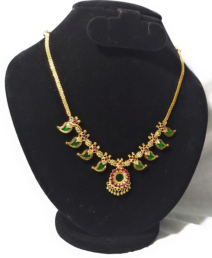 SWARA JEWELLERY PALAKKA MANGA MALA Gold 
