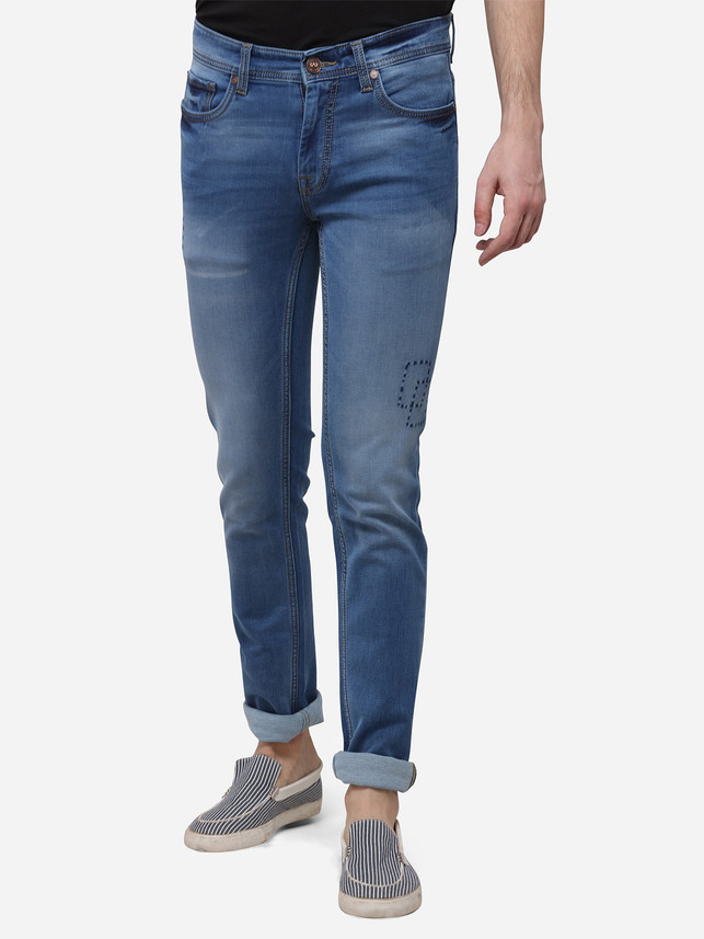 Jade Blue Slim Men Blue Jeans - Buy 