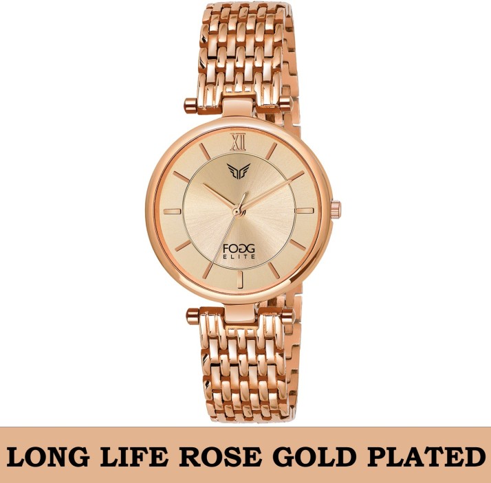 flipkart gold watch