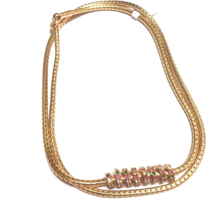 SSFJ ONE GRAM GOLD MUGAPPU CHAIN Gold 