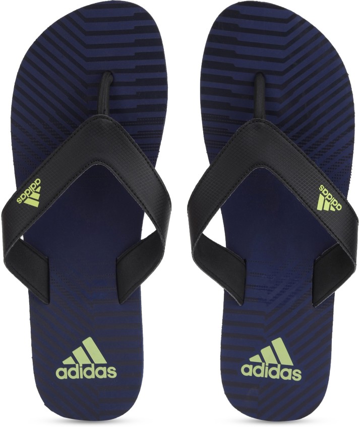 adidas beach print flip flops