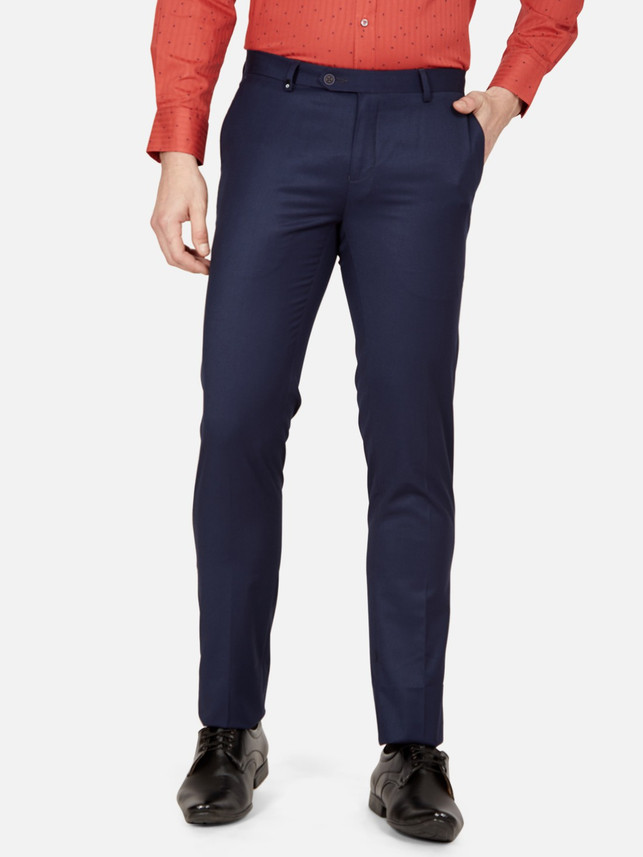 OXEMBERG Tapered Men Dark Blue Trousers 