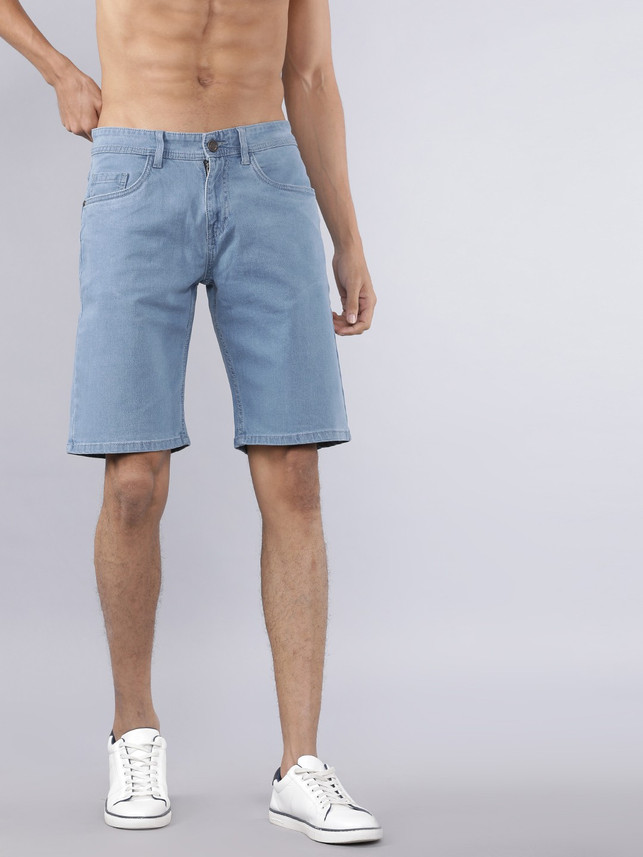 HIGHLANDER Solid Men Light Blue Denim 