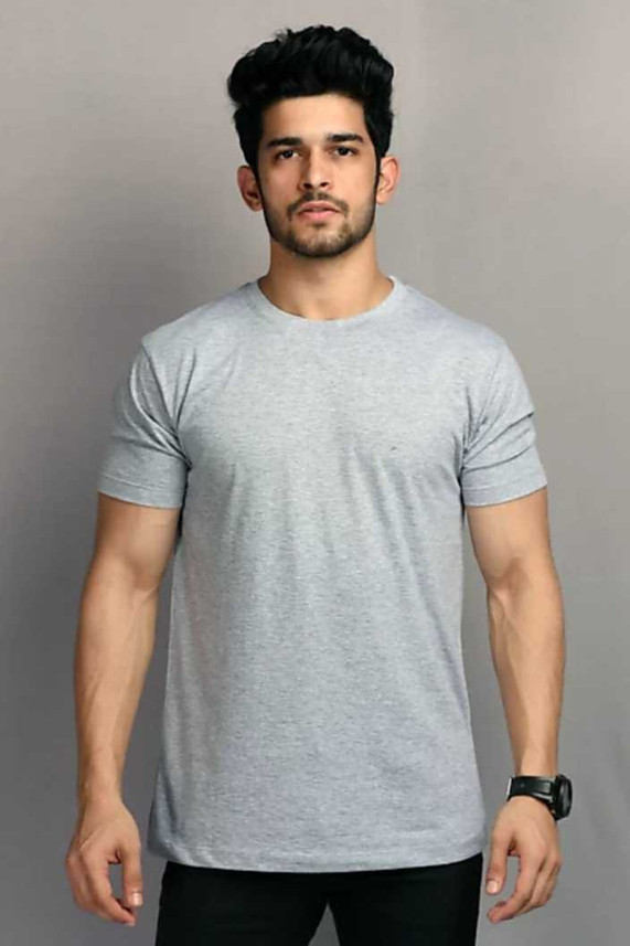 SINGH BROTHERS Solid Men Round Neck 