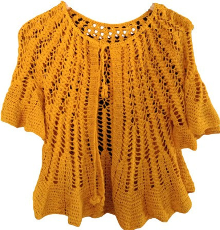 crochet shrug for ladies