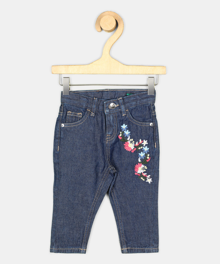 United Colors of Benetton Regular Girls Blue Jeans - Buy United Colors of  Benetton Regular Girls Blue Jeans Online at Best Prices in India |  Flipkart.com