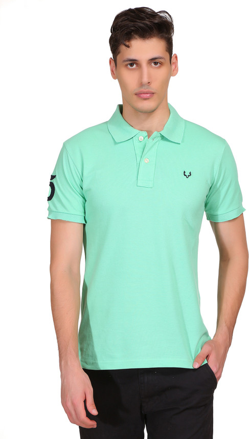 John Berg Solid Men Polo Neck Light 