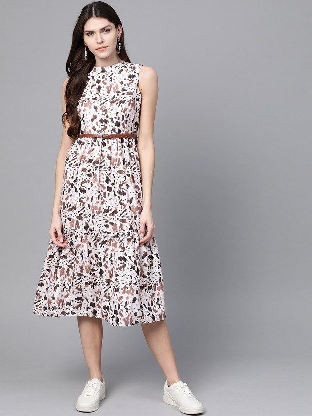 SASSAFRAS Women Tiered White, Black 