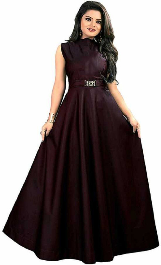 satin material dress