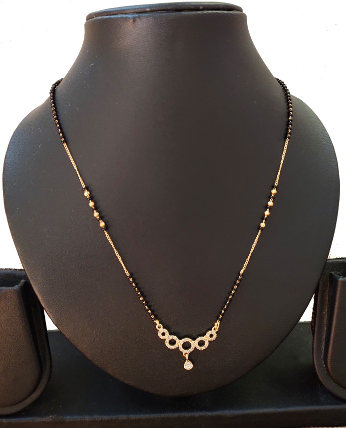 long american diamond mangalsutra