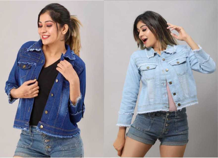 denim jacket for women flipkart