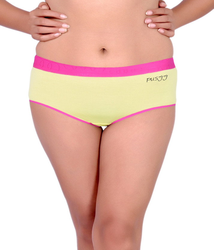 yellow pink panties