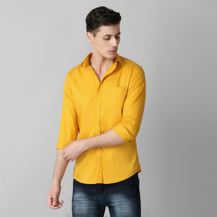 yellow shirt fashion