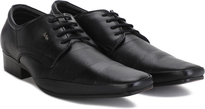 lee cooper black leather shoes