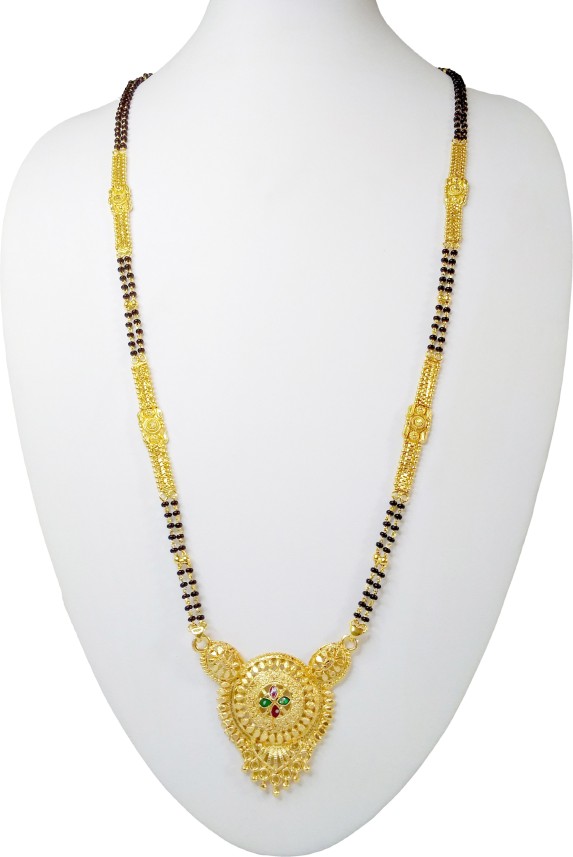 round pendant mangalsutra