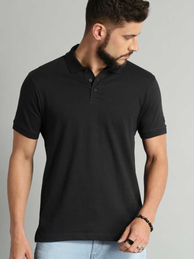 black t shirt flipkart