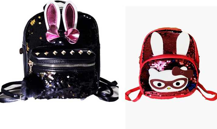 My Dolphin Combo Of Two Sequence Fabric Backpack And Sling Bag For Kids 4 L Backpack Multicolor Price In India Flipkart Com