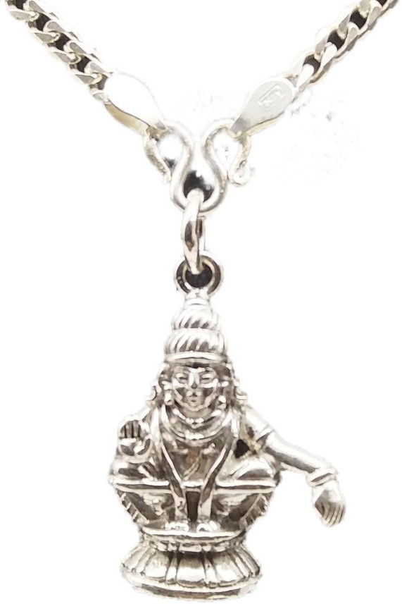 Pure Silver Ayyappa Locket 