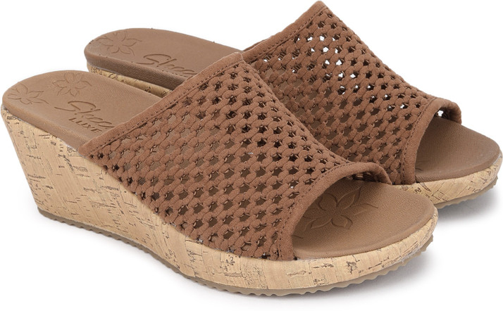 Skechers Women Brown Wedges - Buy 