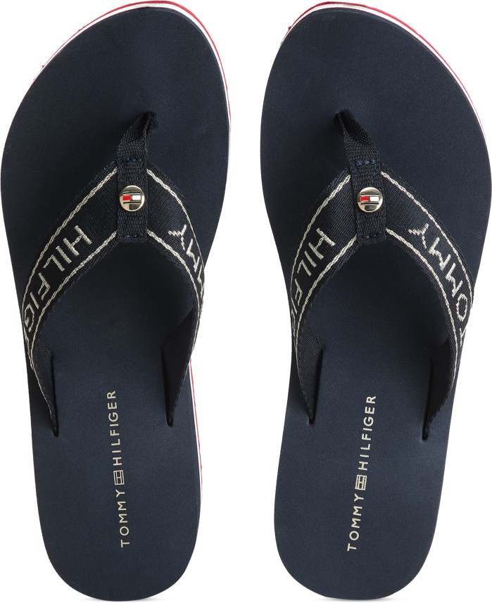 tommy hilfiger slippers white