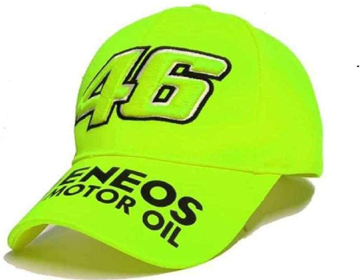 yellow and green cap