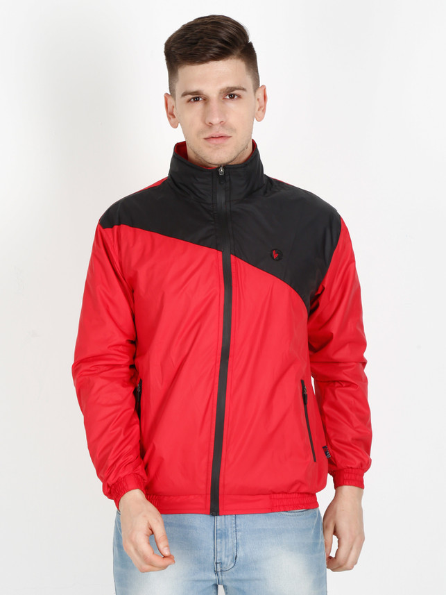Sleeve Colorblock Men Jacket 