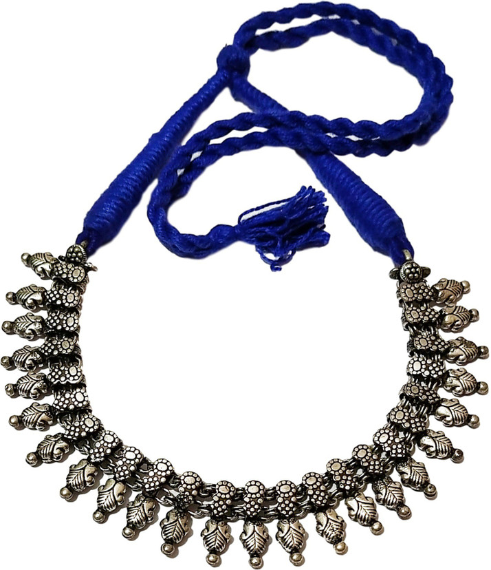 athizay Choker Necklace with Drawstring 