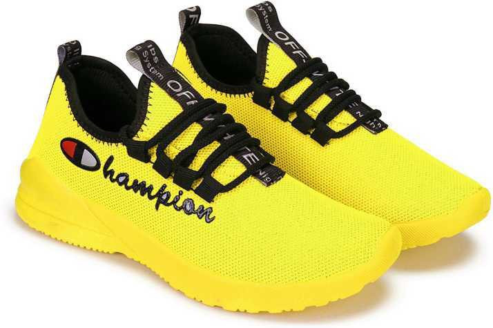 champion yellow shoes
