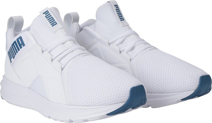 puma white sports shoes flipkart