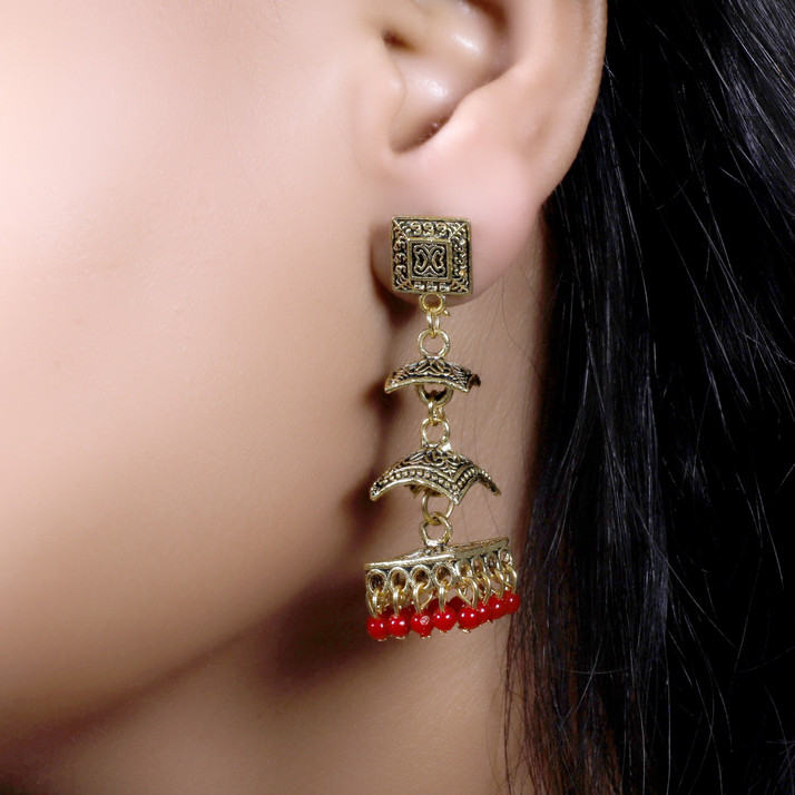 oxidised earrings flipkart