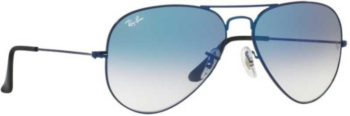 ray ban sky blue aviator sunglasses