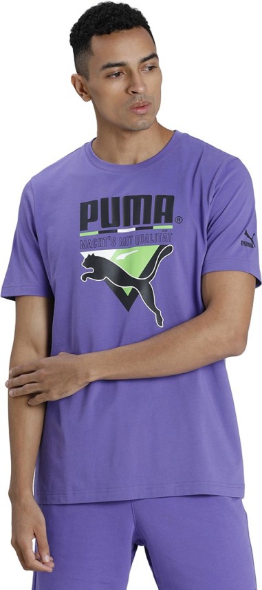 puma t shirt purple