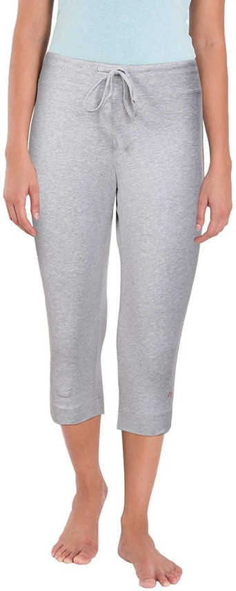 JOCKEY Women Grey Capri - Buy JOCKEY 