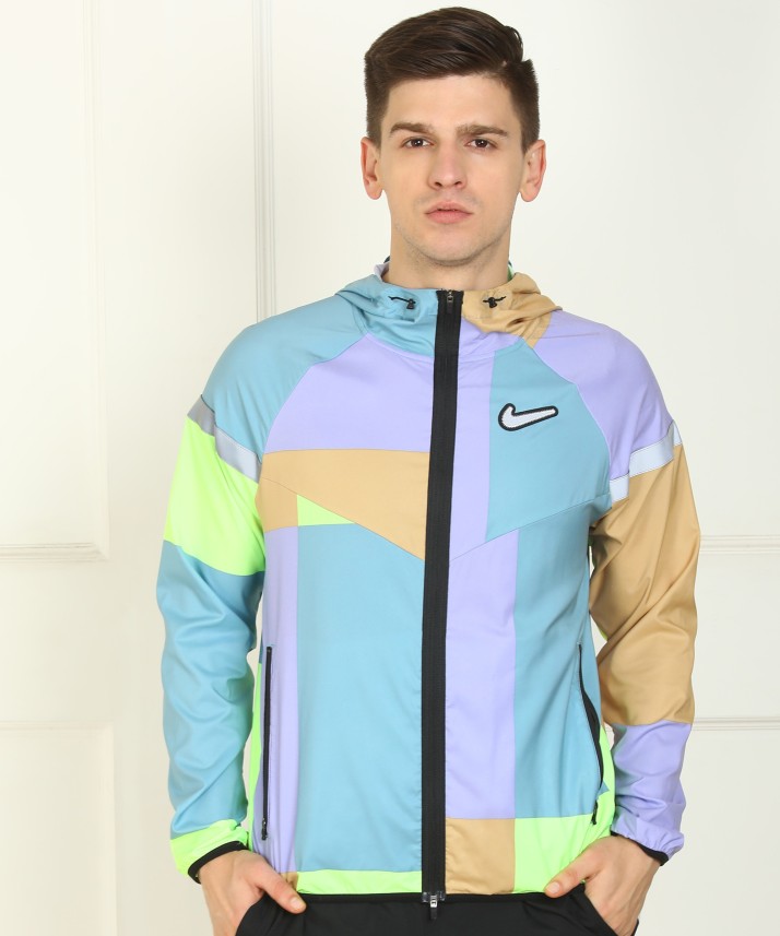 nike colorblock coat