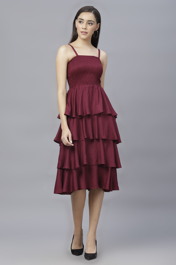 best maroon dresses
