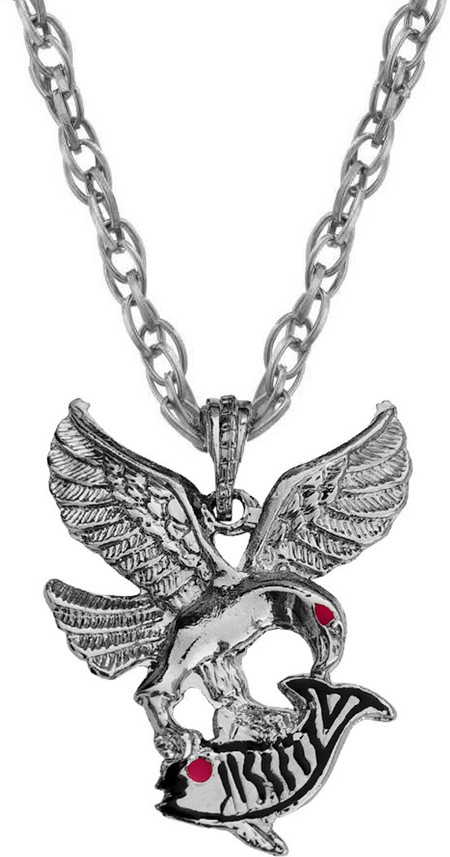 Stylish Eagle Eating Snake Locket 