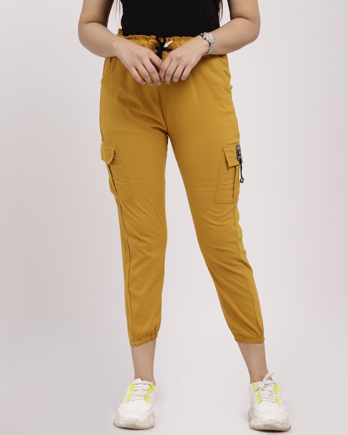 yellow colour jeans pant