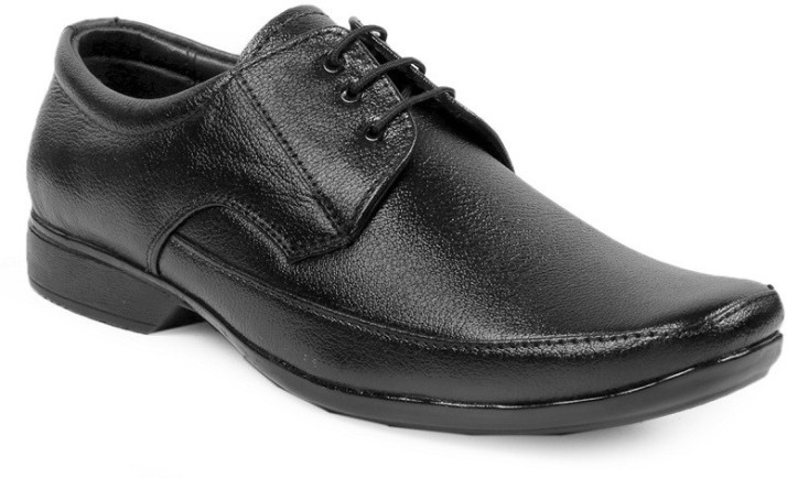 pure leather black shoes for mens