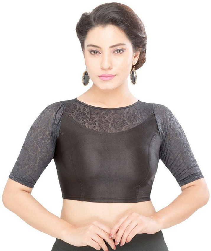 Black blouse flipkart Clearance