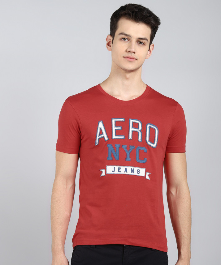 Aeropostale Embroidered Men Round Neck 