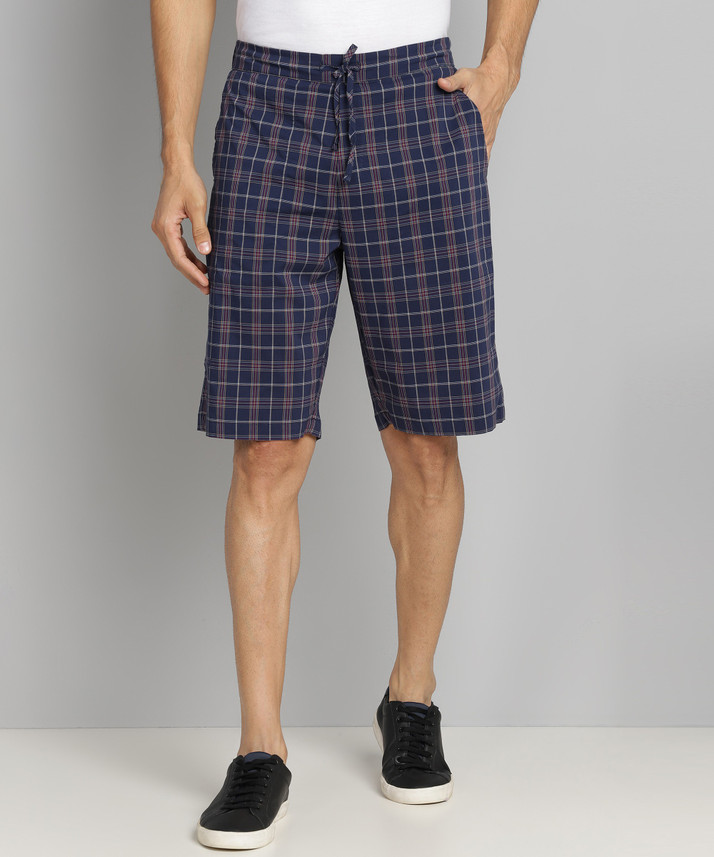 checked bermuda shorts